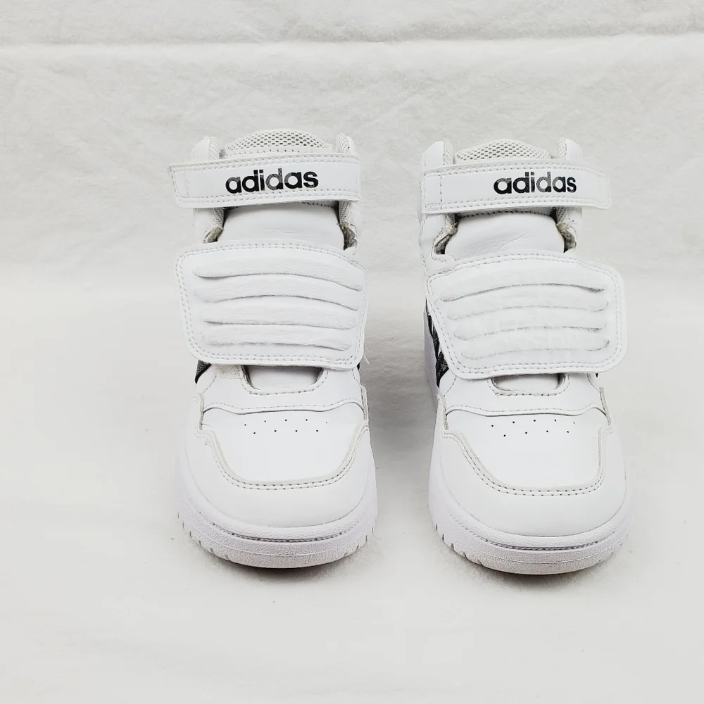 Adidas Hoops 3 Mid Basketball Sneakers white with camo stripe